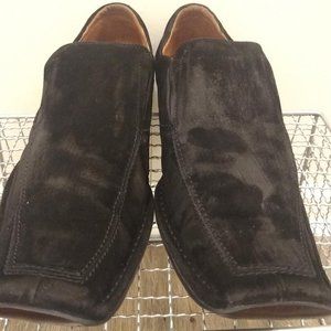 giorgio brutini mens black suede sz 13